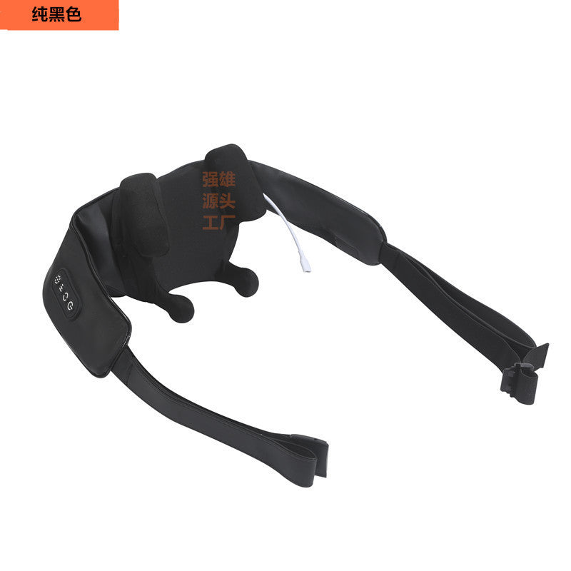 RUZETTO 首と肩飾りマッサージ器（リラックスホットモード付）USB対応6頭2段階調整